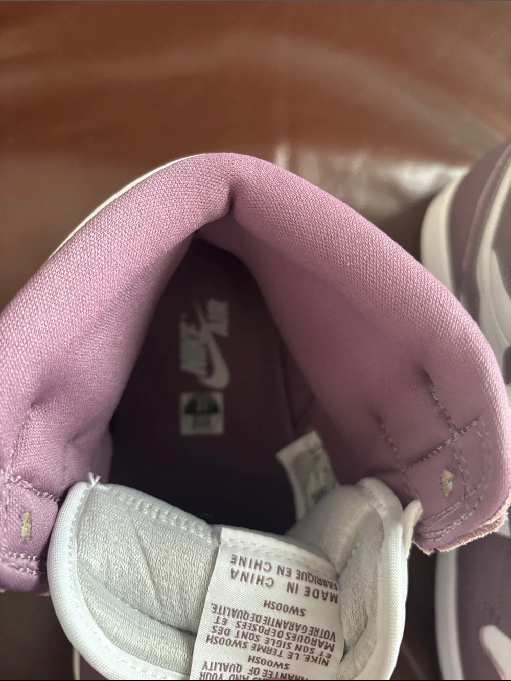Men’s Mauve Retro Jordan 1’s